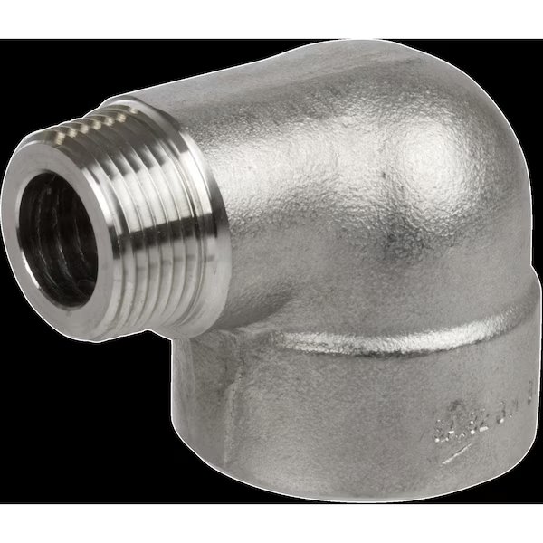 Thrd 90 ST ELL, 3M, 316/L, 3/8, SMITH-COOPER, Mfr# 4307002106